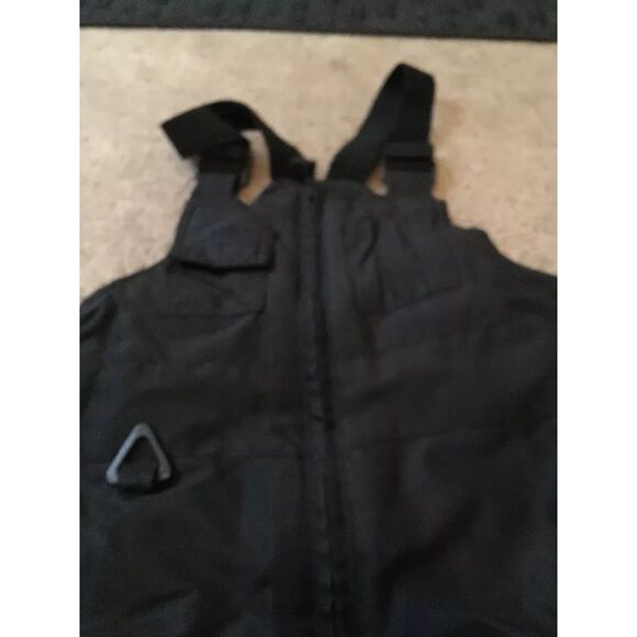 Artic Quest Unisex Kids Lined SnowSuit Ski Bib Pants Size 5/6 Black - Picture 2 of 7